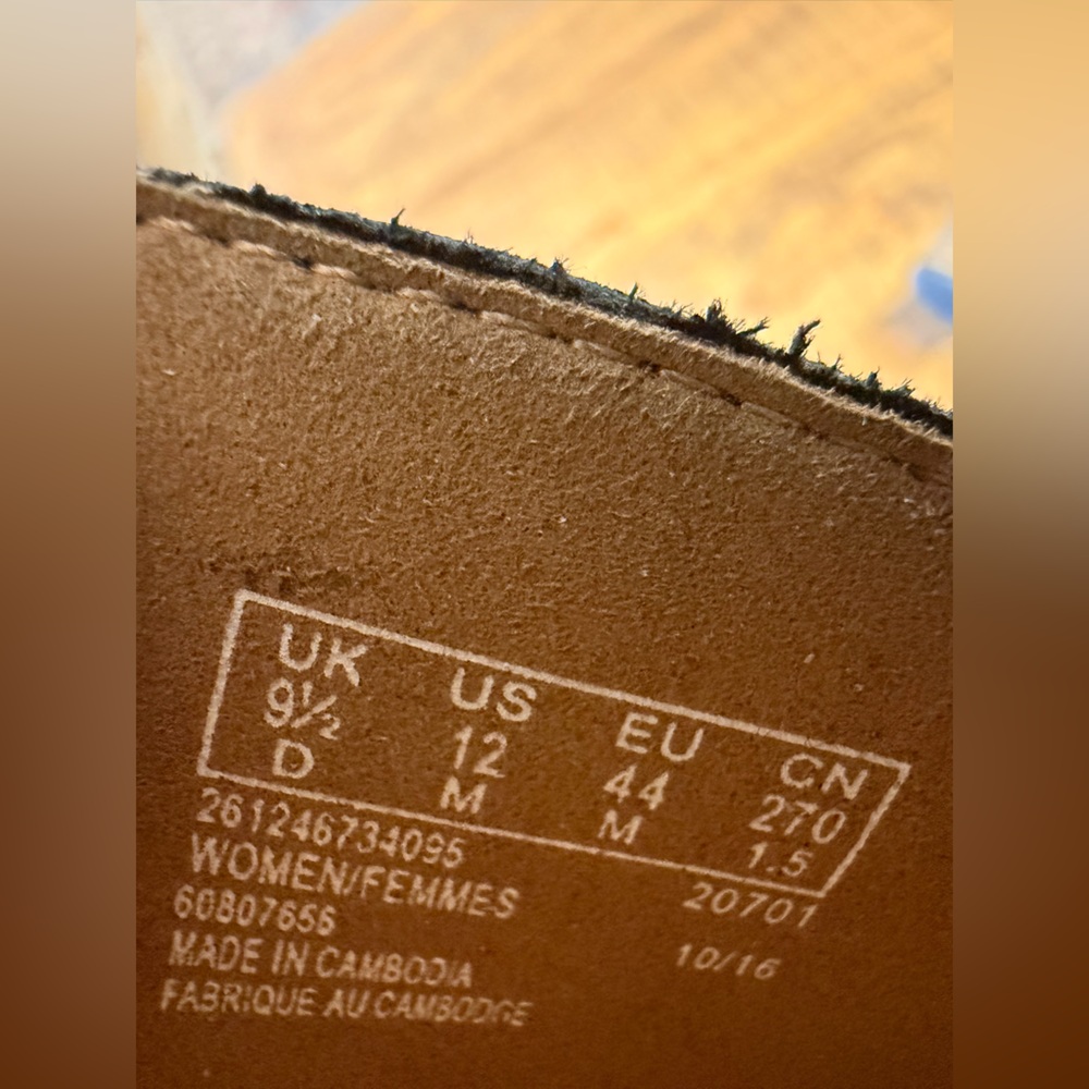 Clarks Bandy Takala Leather Peep Toe Boots 12 Medium NIB! - Picture 5 of 10